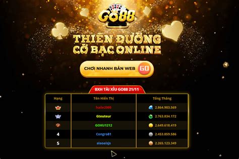 Go88 - Trang web cá cược trực tuyến hàng đầu tại Việt Nam
